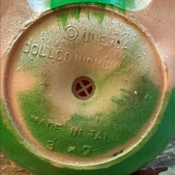 Vintage 1968 Uneeda Doll Company Roly-Poly Baby Doll Plumpees Vinyl Squeak Toy - Picture 11 of 13